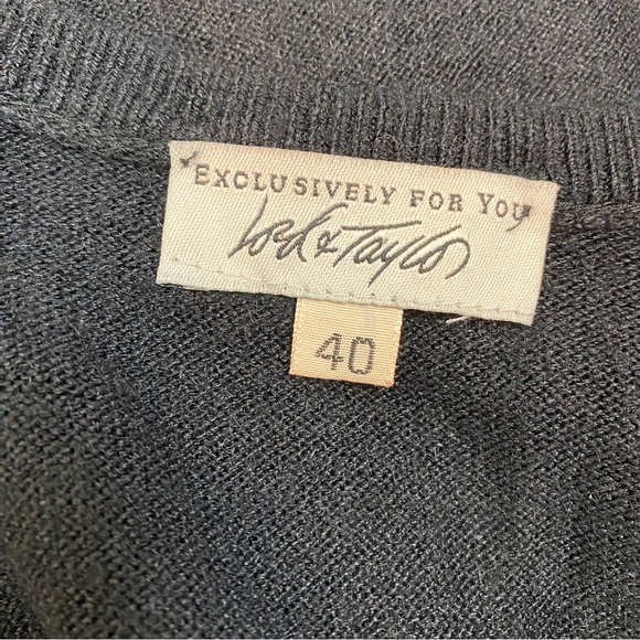 Lord & Taylor Black Short Sleeve Top - Picture 6 of 6